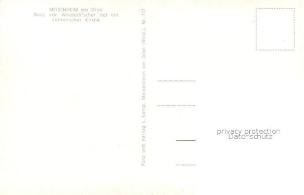 Meisenheim Glan Boos Waldeckscher Hof katholische Kirch – Bild 2