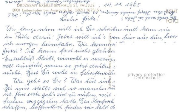 Leitershofen Diözesanexerzitienhaus Sankt Paulus – Bild 2