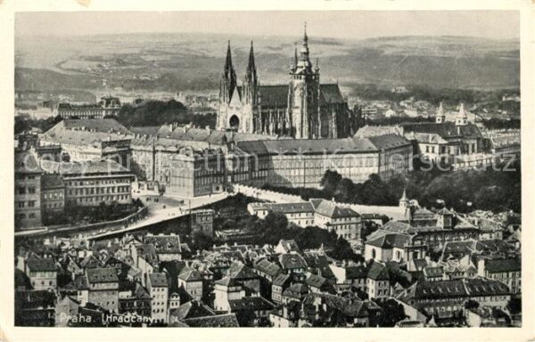 Praha Prahy Prague Stadtansicht Schloss