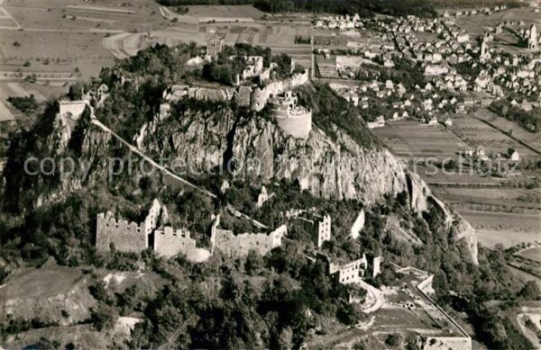 Hohentwiel Burg Fliegeraufnahme