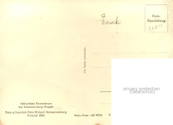 Fuerstenbrunn Schwarzenberg Köhlerhütte – Bild 2