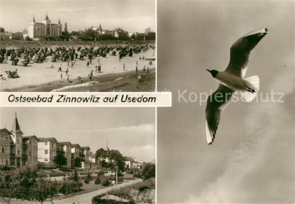 Zinnowitz Ostseebad Badestrand Strandpromenade