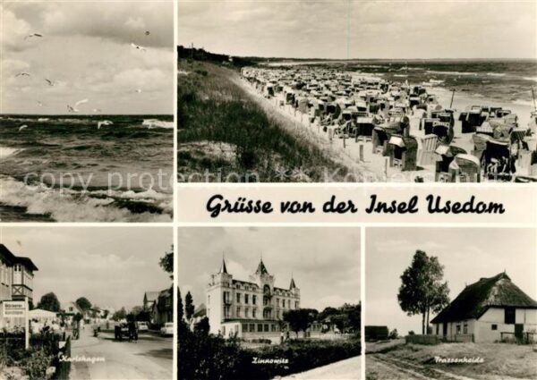 Insel Usedom Karlshagen Trassenheide Zinnowitz Stran
