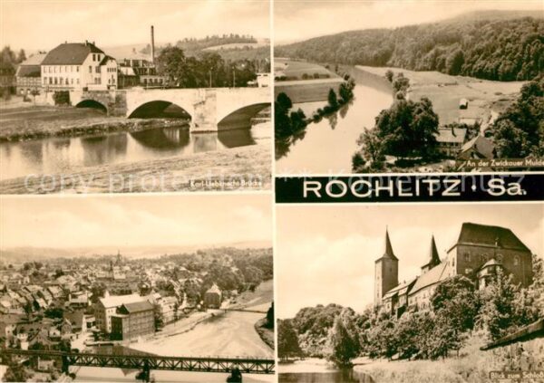 Rochlitz Sachsen Karl Liebknecht Brücke Schloss Zwickaue