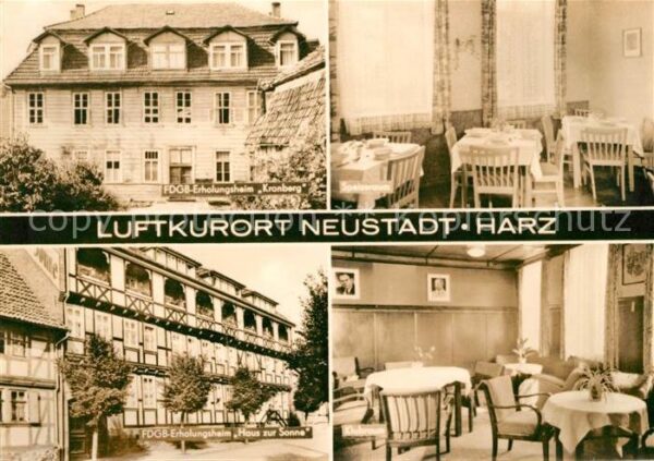 Neustadt Harz FDGB Erholungsheim Kronberg Haus zur So