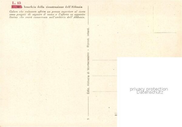 Montecassino Cortile delle scuole – Bild 2