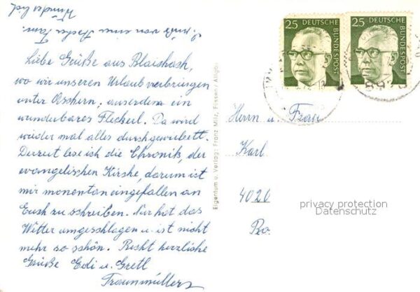 Blaichach Allgaeu Ettensberg Stuiben Storzlochklamm Denkm – Bild 2