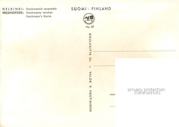 Helsinki Stockmanns Stores – Bild 2