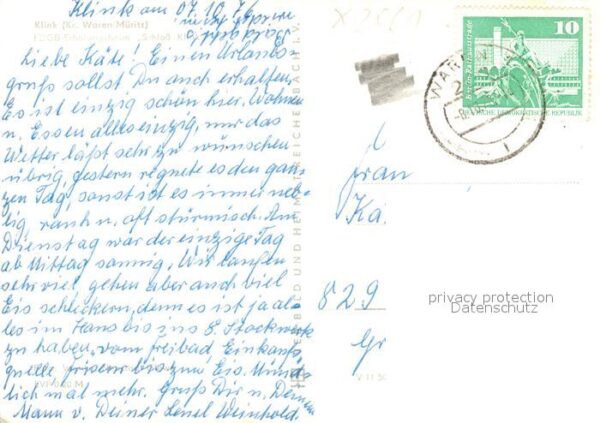 Klink Waren FDGB Erholungsheim Schloss – Bild 2