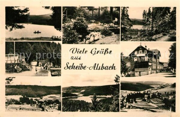 Scheibe-Alsbach Orts und Teilansichten