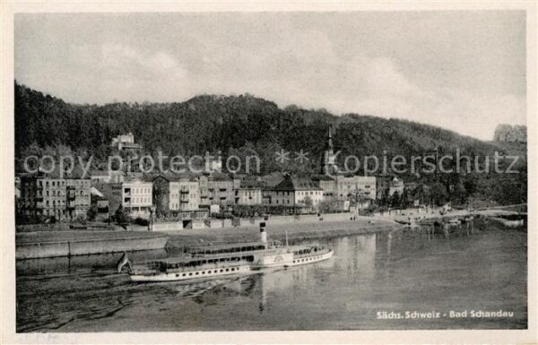 Bad Schandau Elbepartie Fahrgastschiff