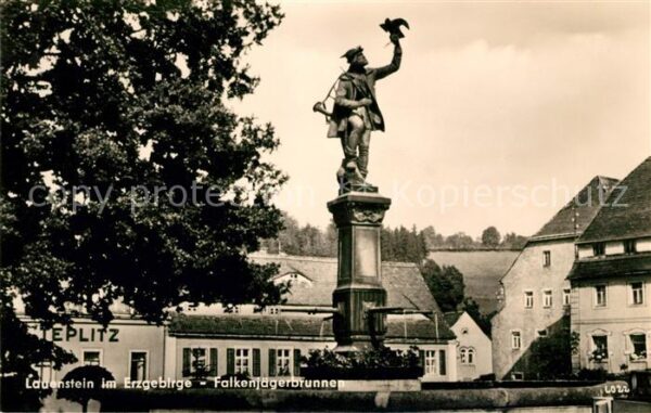 Lauenstein Erzgebirge Falkenjägerbrunnen