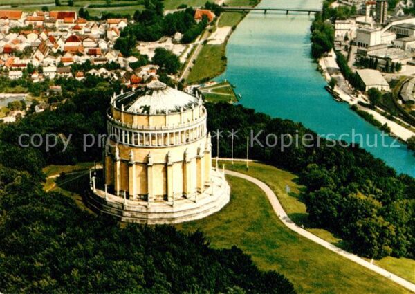 Kelheim Befreiungshalle Donau Fliegeraufnahme