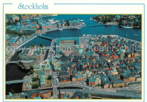 Stockholm Fliegeraufnahme