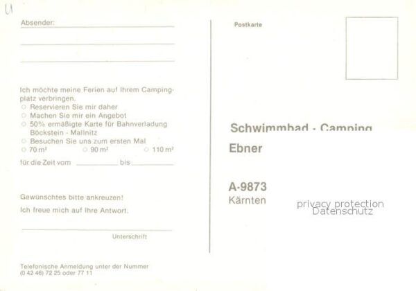 Doebriach Millstaettersee Camping Ebner Schwimmbad Restaurant – Bild 2