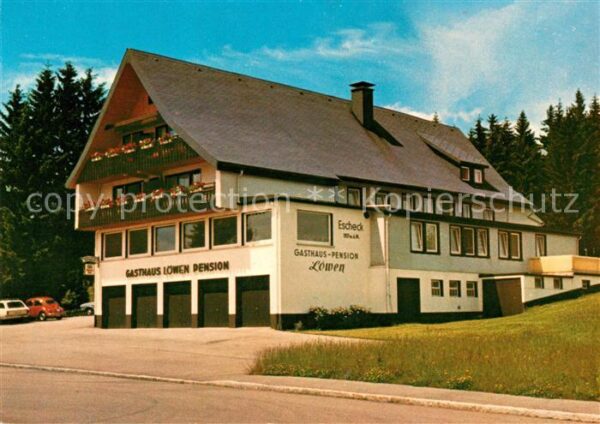 Schoenwald Schwarzwald Gasthof Pension Löwen Escheck