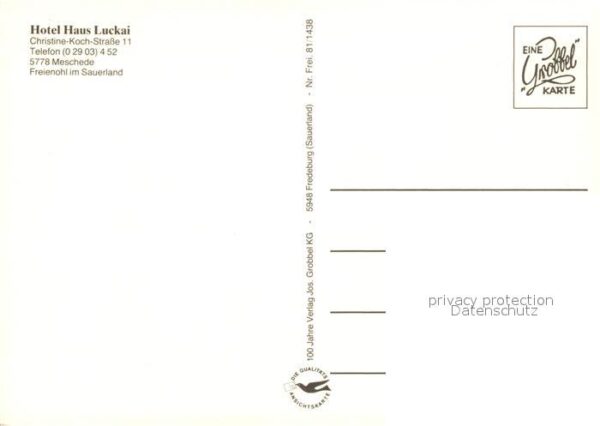 Meschede Hotel Haus Luckai Gasträume Fliegeraufn – Bild 2