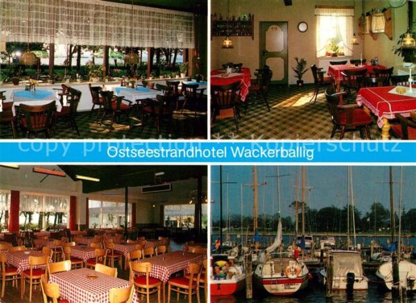 Wackerballig Ostseestrandhotel Gasträume Bootshafen