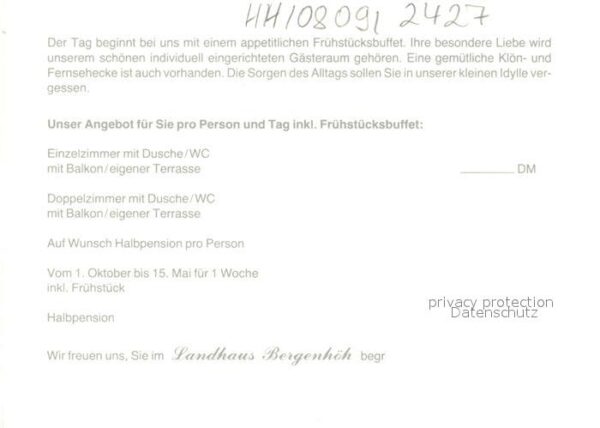 Malente-Gremsmuehlen Landhaus Bergenhöh Gästezimmer Aufentha – Bild 2