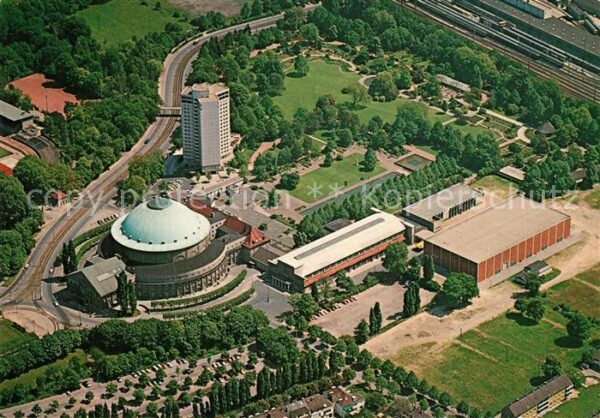 Hannover Fliegeraufnahme mit Stadthalle Hotel Am