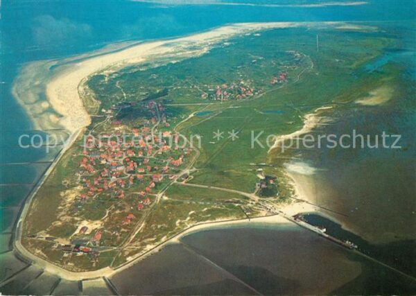 Baltrum Nordseebad Fliegeraufnahme