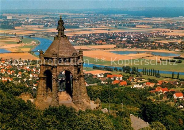 Porta Westfalica Kaiser Wilhelm Denkmal auf dem Wittekin