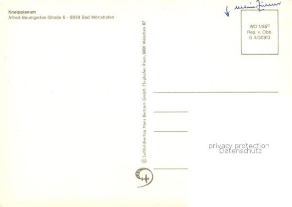 Bad Woerishofen Kneippianum Fliegeraufnahme – Bild 2