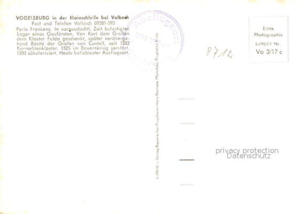 Volkach Vogelsburg in der Mainschleife Fliegera – Bild 2