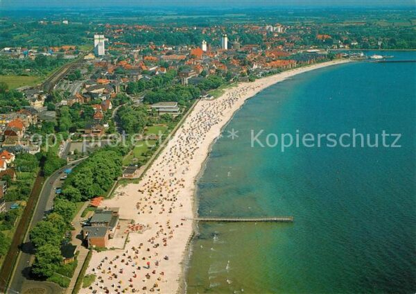 Eckernfoerde Ostseebad Fliegeraufnahme