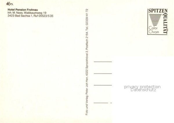 Bad Sachsa Harz Hotel Pension Frohnau – Bild 2
