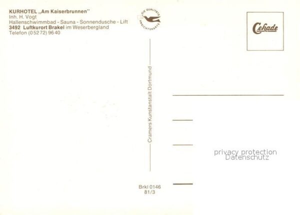 Brakel Westfalen Kurhotel Am Kaiserbrunnen – Bild 2