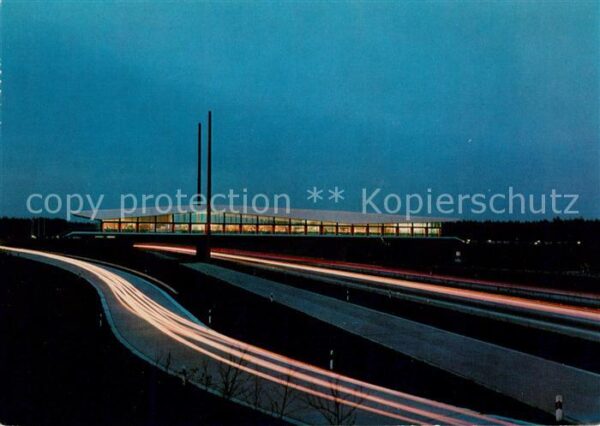 Holdorf Niedersachsen Autobahn Brückenrasthaus Dammer Berge