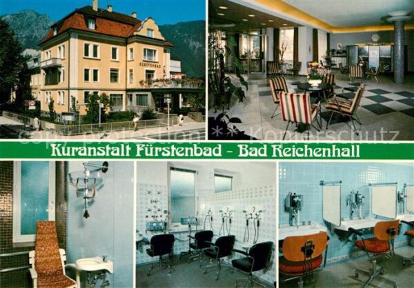 Bad Reichenhall Kuranstalt Fürstenbad Foyer Sanitärräum