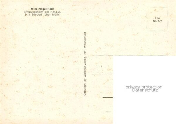 Seedorf Lauenburg Willi Pingel Heim – Bild 2