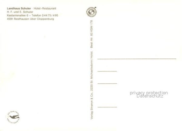 Resthausen Molbergen Hotel Landhaus Schuler Restaurant – Bild 2