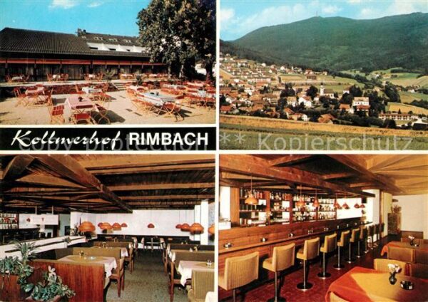 Rimbach Bayrischer Wald Kollmerhof Rimbach Gastraum Bar Panoram