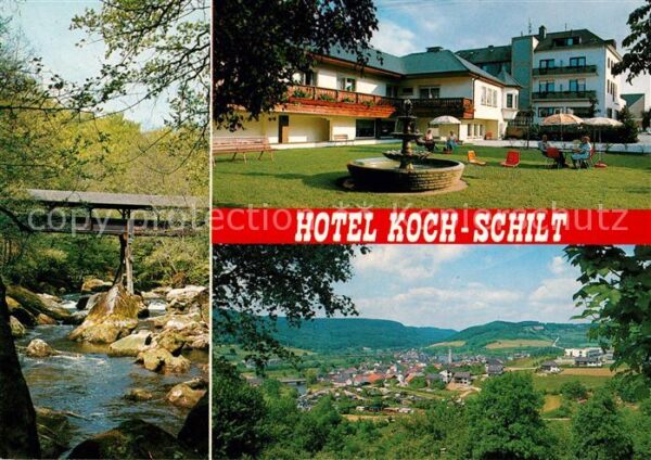 Irrel Hotel Koch Schilt Gedeckte Brücke Panor