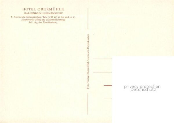 Garmisch-Partenkirchen Hotel Obermühle Hallenbad – Bild 2