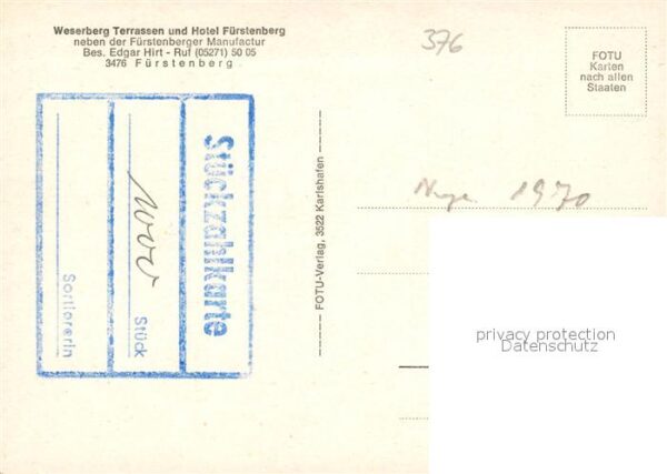 Fuerstenberg Weser Weserberg Terrassen und Hotel Fürstenbe – Bild 2