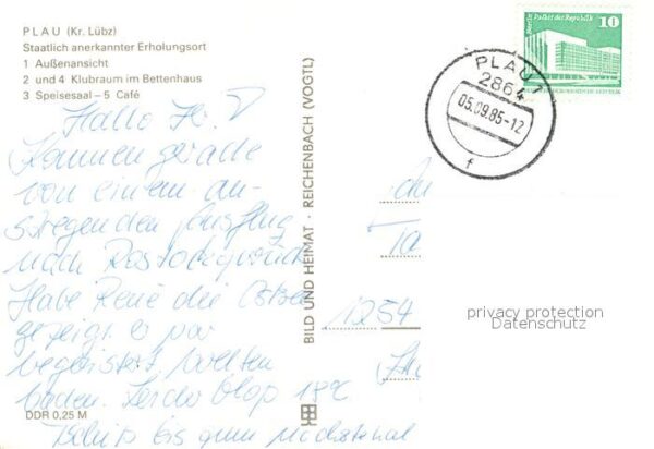 Plau Mecklenburg FDGB Erholungsheim Emil Otto Klubraum B – Bild 2