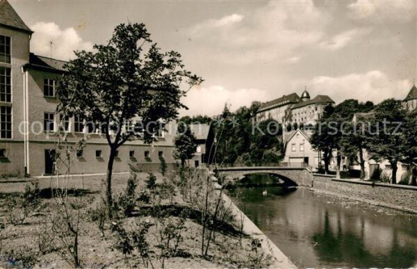 Schleiden Eifel Schloss Partie an der Olef