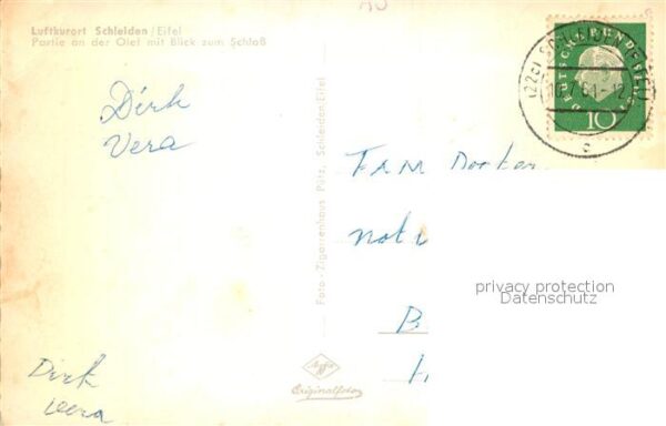 Schleiden Eifel Schloss Partie an der Olef – Bild 2
