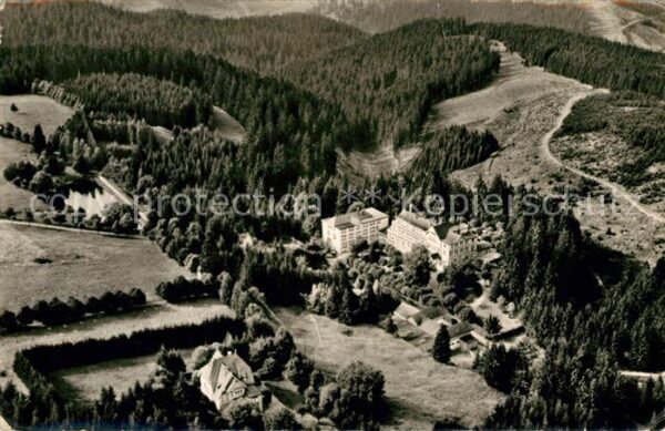 Clausthal-Zellerfeld Johanneser Kurhaus Fliegeraufnahme