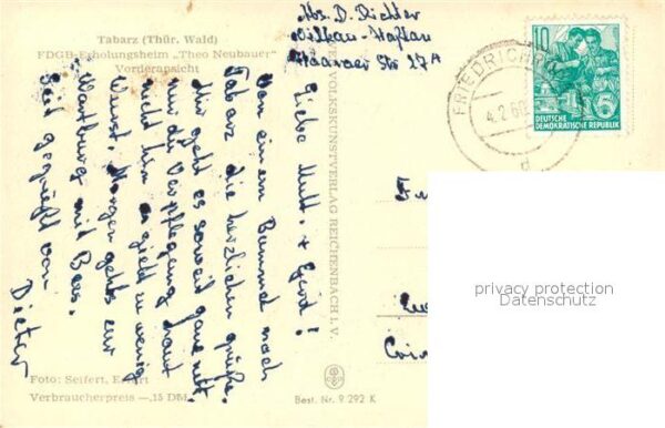 Tabarz Erholungsheim Theo Neubauer – Bild 2