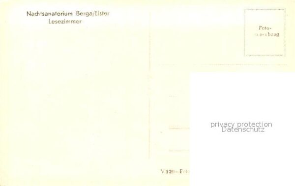 Berga Elster Nachtsanatorium Lesezimmer – Bild 2