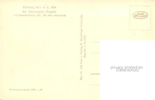Kuhberg Stuetzengruen Unterkunftshaus – Bild 2