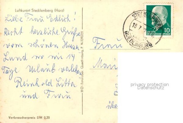 Stecklenberg Kurpark Hotel Waldfrieden Waldbad – Bild 2