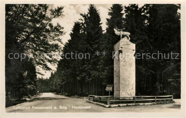 Frauenwald Thueringen Monument