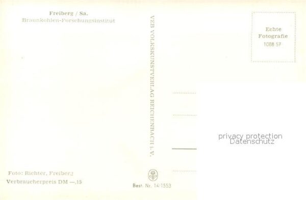 Freiberg Sachsen Braunkohlen-Forschungsinstitut – Bild 2