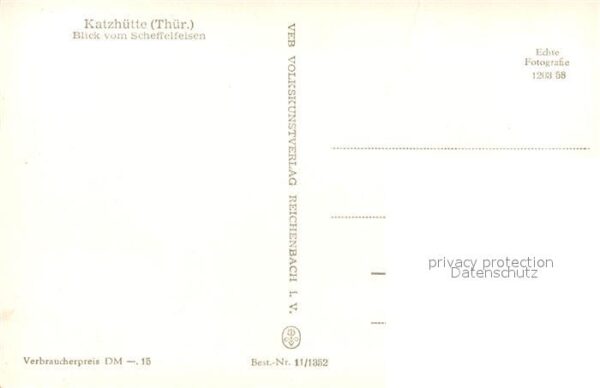 Katzhuette Blick vom Scheffelfelsen – Bild 2